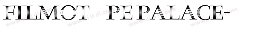 Filmotype Palace字体转换